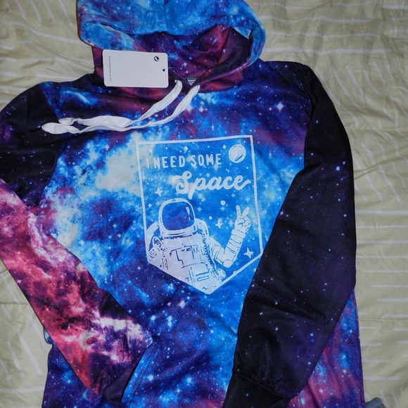 Tops - I NEED SOME SPACE unisex large hoodie [NEW]